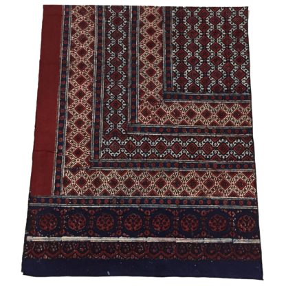 block print sindhi shawl