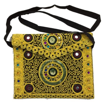yellow traditional bag