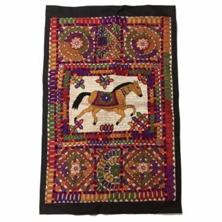 horse embroidery tapestry