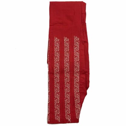 red embroidery shalwar