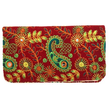 women embroidered wallet