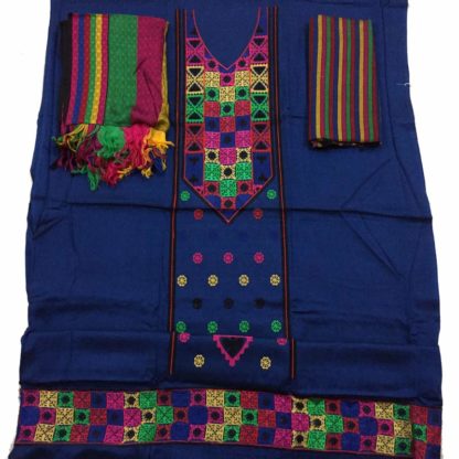 colorful embroiderey suit
