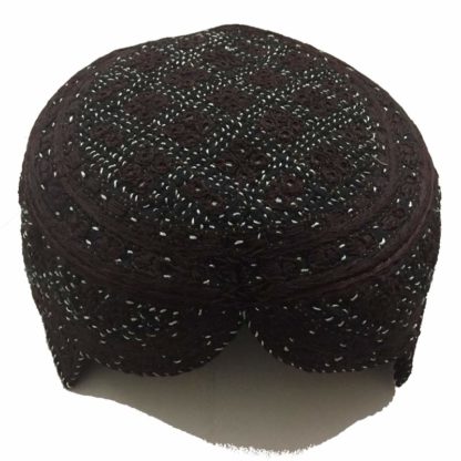 handmade sindhi maroon cap