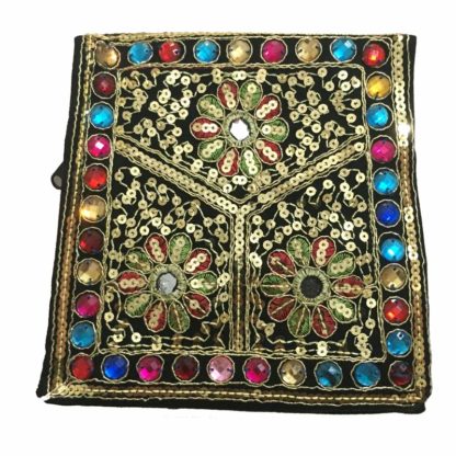 sindhi embroidered purse