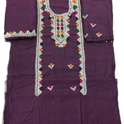 khaddi embroidered dress