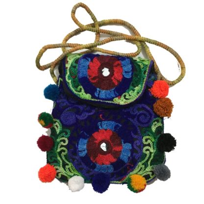embroidered purse