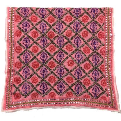 colorful phulkari shawl