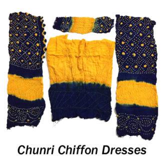 Chunri Chiffon dresses