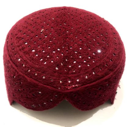 sindhi cap handcrafted red