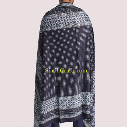 women ajrak shawl